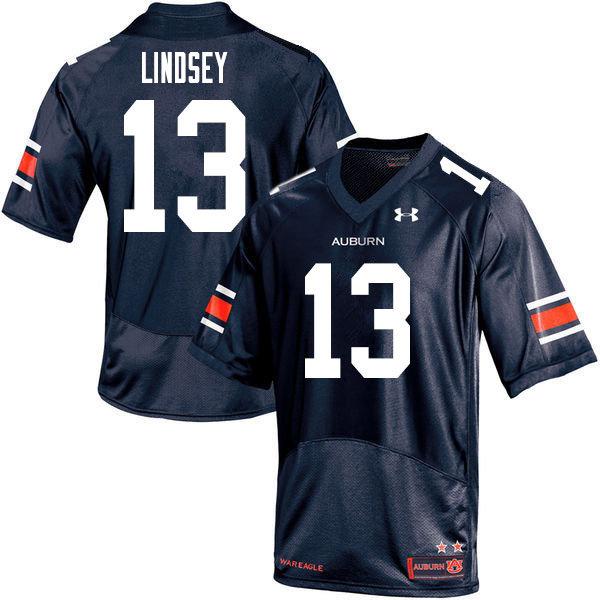 Men #13 Trey Lindsey Auburn Tigers College Football Jerseys Sale-Navy - Click Image to Close